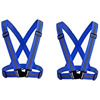 Los mejores  - HYCOPROT Chaleco de Seguridad Reflectante para Adultos-Niños- Chaqueta de Chaleco de Trabajo Ajustable de Alta…